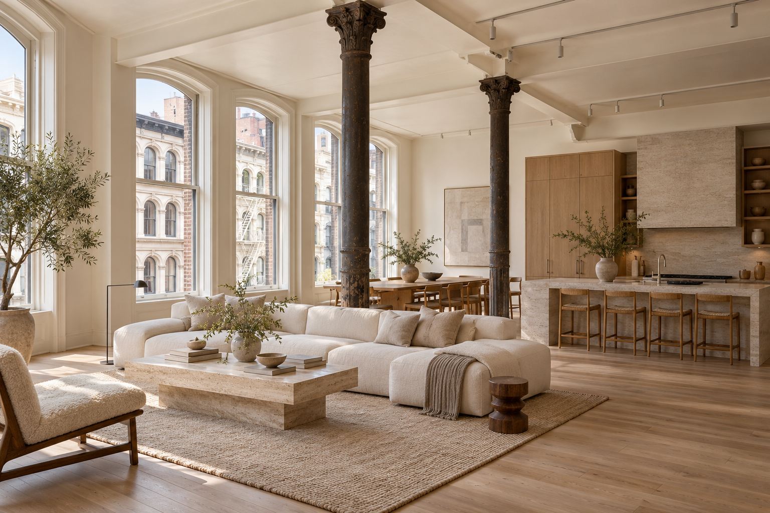 Mercer Street Loft, a residential project in SoHo